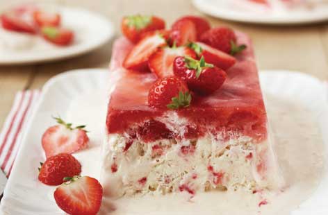 Strawberry semifreddo recipe